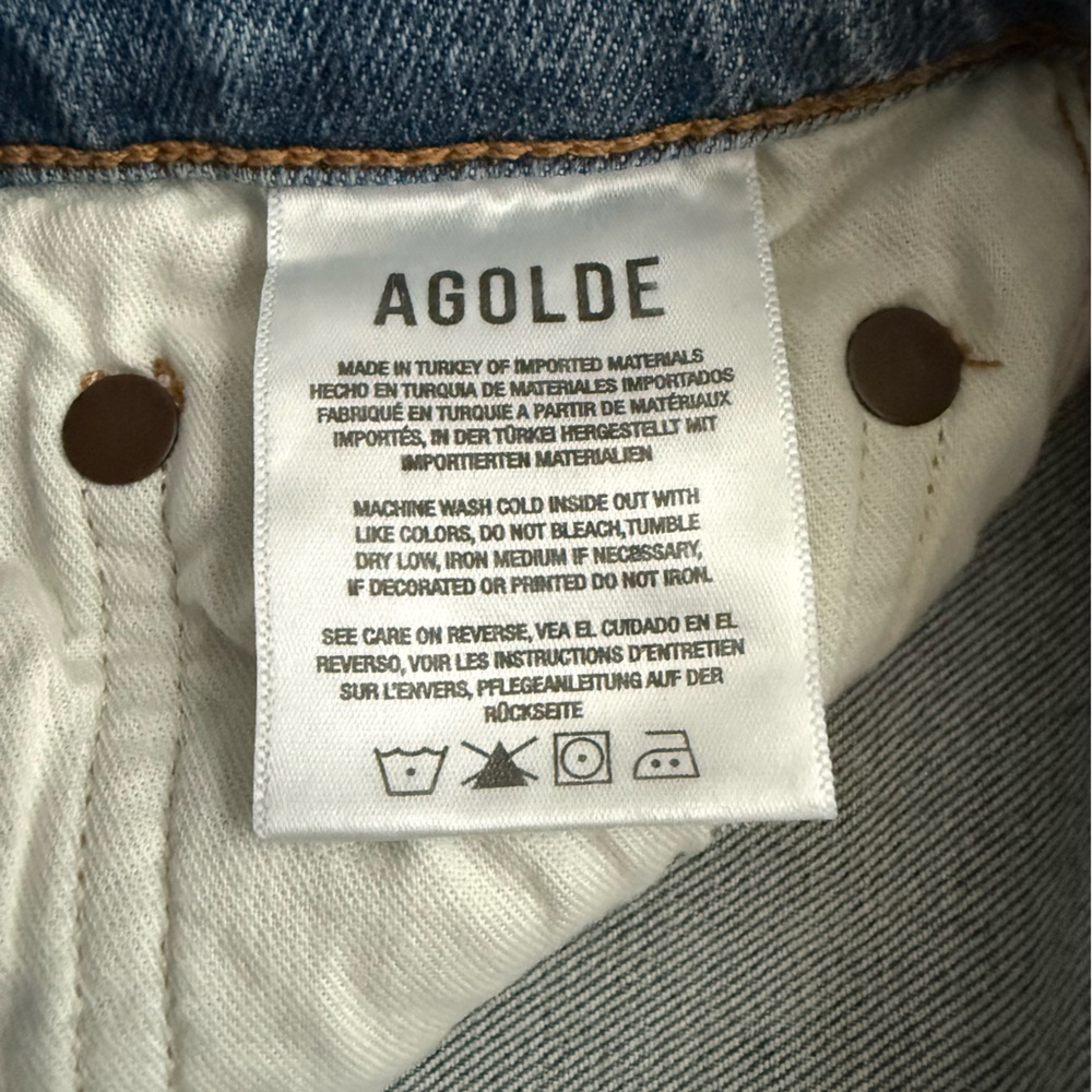 AGOLDE Nico High Rise Slim Straight Murmur - Picture 13 of 14